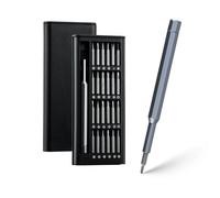 Mcbazel Juego de Destornilladores de Precisión 24 en 1 con Puntas S2 10 Modelos, Mini Juego de Herramientas para Mecánicos, Kit de Reparación de Precisión para Smartphone/PC/Portátil/PS4/PS5/Gafas