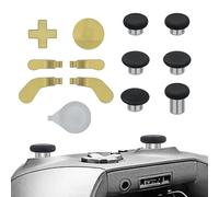 Mcbazel Kit 13 en 1 con Palancas de Metal para Xbox Elite Series 2, Kit de Reemplazo con Botones Magnéticos, 6 Palancas Magnéticas, 4 Paletas Traseras y 2 D-Pads para Xbox Elite Series 2, Color Oro