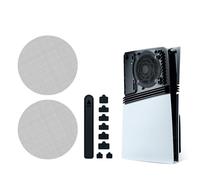 Mcbazel Kit Antipolvo para PS5/PS5 Pro/PS5 Slim, Filtros de Ventilador Antipolvo, Tapones Antipolvo, Malla Antipolvo para Puertos, Cubierta Antipolvo, Kit de Protección contra el Polvo para PS5
