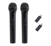 Mcbazel Micrófono inalámbrico para PS5/ PS4/Pro/ PS3/ PS2/ Xbox Series X|S/Xbox One X|S/Xbox One/ 360/Nintendo Switch/Switch OLED/Wii/WiiU/PC con Baja latencia 2 pièces