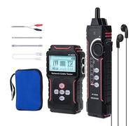 Mcbazel Probador de Cable con POE, Detector de Cable con Pantalla LCD, Rastreador de Cable Avanzado, Probador de Cable de Red NVC para CAT5 y CAT6