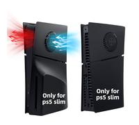 Mcbazel PS 5 Slim Reemplazo de Placa Frontal Panel Lateral Duro Cubierta de Reemplazo Protectora de ABS Duradera con Accesorios de Ventilación de Refrigeración Edición Disc(No para PS 5/PS 5 Pro)