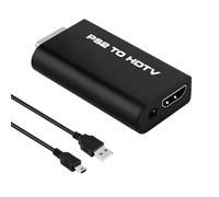 Mcbazel PS2 a HDMI Adaptador de Video y Audio para HDTV y Monitores HDMI 480i, 576i y 480p, Compatible con PS2 Modelos 10000, 30000, 50000 y 70000 (No Compatible con PS2 Slim/PS 2 90000/PS1/PS3/PS4)