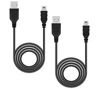Mcbazel PS3 Cable de Carga 2Pcs 1M Controller Data Charger Cable Mini USB para Sony PS3 Slim/Dualshock 3 Controller