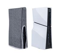 Mcbazel PS5 Slim Funda Antipolvo, Cubierta Protectora Antirrayas, a Prueba de Polvo para Consola de Juegos PlayStation 5 Slim Digital/Disc - Gris