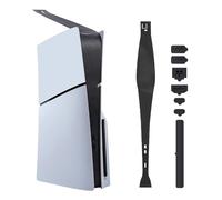 Mcbazel PS5 Slim Red Antipolvo, Tapones Antipolvo, Malla Antipolvo para Puertos, Cubierta Antipolvo, Kit de Protección Contra el Polvo para PS5 Slim