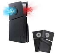 Mcbazel PS5 Slim Reemplazo de Placa Frontal Panel Lateral Duro Cubierta de Reemplazo Protectora de ABS Duradera con Accesorios de Ventilación de Refrigeración Edición Disc(No para PS5/PS5 Pro)