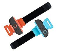 Mcbazel Pulsera para Nintendo Switch 2 Joycon 2025, Just Dance 2025 Joycon 2 Correa de Mano, Accesorio para Mando Correa para Nintendo Switch 2 Joycon - Naranja y Azul