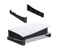 Mcbazel Soporte Horizontal Compatible con Consola PS5 DE/UHD, Soporte de Base para Disco PS5 y Consola de edición Digital, con máscaras Antideslizantes - Negro(No para PS5 Slim/Pro)