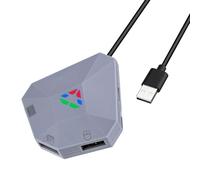Mcbazel Switch Conversor de Teclado y Ratón, Juegos FPS Adaptador de Teclado y Ratón Conversor para Switch/Xbox One/S/X/Xbox Series S/X/Switch/PS4/PS3/PC, Puertos USB y Tipo C,No para Switch 2