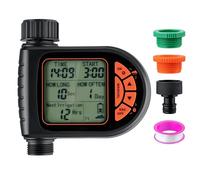 Mcbazel Temporizador de Riego con Retardo de Lluvia y Pantalla LCD, IP65 Impermeable, Temporizador de Agua para Jardín, Balcón, Patio, Granja, Césped