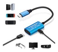 Mcbazel USB-C Adaptador para Gafas AR Compatible con Resoluciones 4K@60Hz y 1080p@60Hz, Carga Rápida PD 100W para PS5/PS4/Switch/Xbox/Steam Deck/ROG Ally/XREAL/RayNeo/Rokid