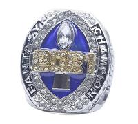 MCBEAN 2021 Anillo de campeonato de fútbol de fantasía Réplica de anillos de campeón de la liga FFL Regalos para amigos de fanáticos del rugby Recuerdo Sala de oficina Adorno de escaparate,Size12#