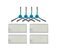 McbeAn Compatible con Cecotec Compatible con Conga 4090 4490 4690 5090 5490 6090 Robot Aspirador Cepillo de Rodillo Suave Filtro Hepa Fregona Piezas de Tela Accesorios(Set12)
