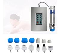 McbeAn Dispositivo De Terapia De Ondas De Choque Focalizadas, Máquina De Terapia De Ondas De Choque con 7 Cabezales De Masaje, Masajeador Muscular Profundo, Frecuencia Ajustable De 1-16 Hz