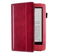 MCBEAN Funda para Kindle Touch D01200 de 6 Pulgadas (Modelo Antiguo 2012 2011), Funda Protectora de Cuero PU magnético (Color : Red)