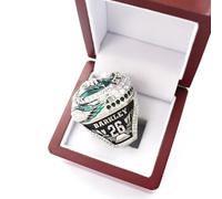 MCBEAN Réplica del Anillo de Campeonato de los Eagles 59°, Anillo de Campeón Jugador Nº26 Barkley, Regalo para Aficionados del Super Bowl, Hombres, Antiguos Alumnos y Coleccionistas,9#