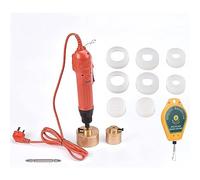 McbeAn Sellador De Tapas De Mano, Máquina Taponadora De Botellas Eléctrica con 8 Almohadillas De Silicona, Taponadora De Botellas De 2-30 Kgf/cm, 30-40 Botellas/min, Fácil Uso, Ahorra Tiempo