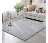 MCBHSH Alfombra de Lana de Coral - Estera de Yoga Alfombra de la Sala de Estar Manta -Alfombra Antideslizante para Gatear y Jugar -E-150 * 150cm