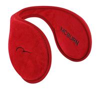 McBURN Calentador de Orejas Earband Mujer/Hombre - banda para las hombres otoño/invierno - talla única rojo