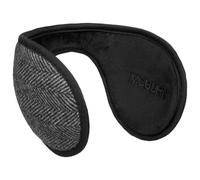 McBURN Diadema de espiga para mujeres/hombres, calentadores de orejas con forro para invierno, otoño e invierno, Blanco Y Negro, talla única