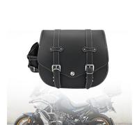 MCBXTH Alforjas Laterales de Cuero sintético para Motocicleta con Soporte de Montaje para Yamaha