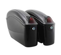 MCBXTH Alforjas para Motocicleta con Soporte para Luces, Repuesto para Yamaha