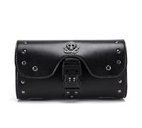 MCBXTH Bolsa de Herramientas para Motocicleta, alforjas, Soporte para Manillar y Respaldo para Yamaha(Black2)