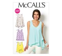 McCall Pattern Company M6960 Blusas y t nicas para se oras, talla Y (XSM-SML-MED)