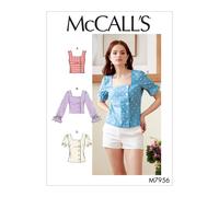 McCall Pattern Company McCall's M7956AD5 Escote cuadrado para mujer Bot n
