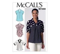 MCCALL 's Pattern de Costura para Tops, tamaño ZZ Grande/2 X L