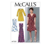 MCCALL 's Patterns 7381/vestidos, Tallas Grande - 2 x Grande