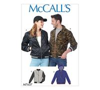 MCCALL 's Patterns 7637 XM para Mujer y Hombre Chaqueta, Multicolor