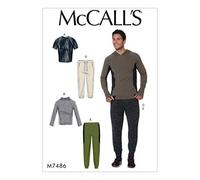 MCCALL 's Patterns Tops y Pantalones de Hombre, Multicolor, tamaños s-l-p, Multicolor, 121 x 182 cm