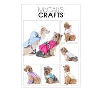 McCall's 6218 - Patrón de Costura para Confeccionar Ropa de Perro (7 Modelos Diferentes, en inglés y alemán)
