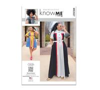 McCall's Corto para Mujer y Mono Largo hasta el Suelo Juego de Patrones de Costura, código de diseño ME2027, Papel, Multicolor, 30W-32W-34W-36W-38W