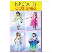 McCall's M4887 - Patrón de Costura para Confeccionar Disfraz Infantil de Hada (4 Modelos Diferentes)