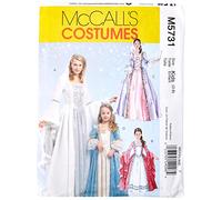 McCalls M5731 - Patrón de costura para confeccionar disfraces infantiles de princesa (varios modelos) [en inglés y alemán]