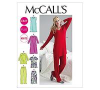 McCall's M6474 - Patrones de Costura para Confeccionar Pijamas (Instrucciones en inglés y en alemán), diseño Moderno