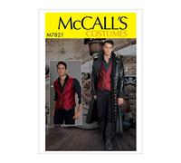 McCall's M7821 Patrón de costura, plantilla, papel, blanco, 46-48-50-52
