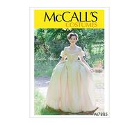 McCall's M7885, patrón de costura, plantilla, papel, grano, 14-16-18-20-22