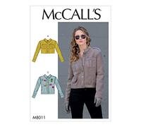 McCall's M8011Z Patrón de costura-M8011Z-Chaquetas de Mujer, Papel, Blanco, varias tallas