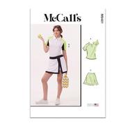 MCCALLS M8481Y5 - Patrón de costura para camisetas y faldas pantalón Y5 (tallas 18-20-22-24-26)