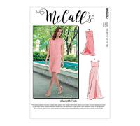 McCall's McCalls Pattern M8053Y5 Misses' Tent Dress In 2 Lengths Y5 (18-20-22-24-26) M8053Y5-Vestido de Tienda de campaña para Mujer (Tallas 18 a 20 a 22-24 a 26), Varios