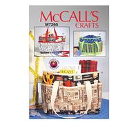 McCall's Patrón 7265 OSZ, Bolsas de proyectos, Algodón, Multicolor, Talla única