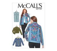 McCall's Patterns Chaquetas y Chaleco de Costura patrón, Tela Tejida, Multicolor, 17.00 x 0.5 x 0.070 cm