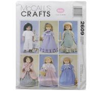 McCall's Patterns M2609 Ropa para muρeca de 18"" Talla ϊnica