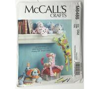 McCall's Patterns M6485 Stuffed Animals One Size Only