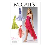 McCall's Patterns MC 6838 - Patrón con Instrucciones para Coser Vestidos (Tallas de XS a L), Multicolor