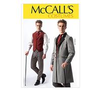 McCall's Patterns MC7003MEN - Patrón de Disfraces para Hombre (S, 34-36; M, 38-40; L, 42-44; XL, 46-48; XXL 50-52)